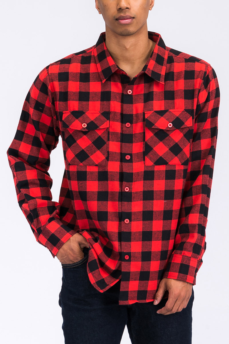 Brushed Flannel Shirt