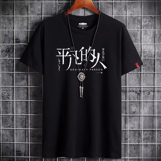 Men's 2022 Summer Graphic Oversized T-Shirt - Harajuku Alternative Gothic Punk Streetwear