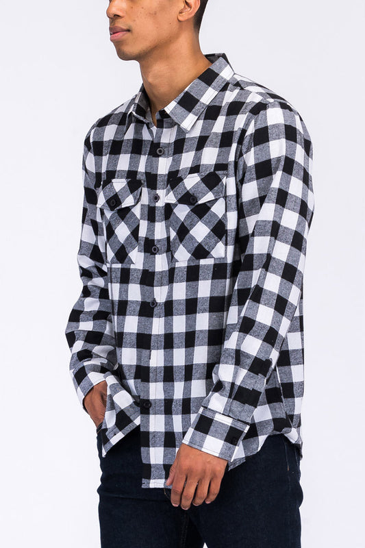 Brushed Flannel Shirt